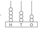 Which of the following abacuses has the place value of 5 as 50 ?