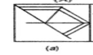 16.Fig. (X) is embedded in any of the four alternative figures. Find the alternative which contains fig. (X).