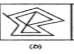 16.Fig. (X) is embedded in any of the four alternative figures. Find the alternative which contains fig. (X).