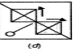 16.Fig. (X) is embedded in any of the four alternative figures. Find the alternative which contains fig. (X).