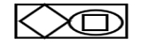  Identify the figure which satisfies the same condition of placement of dots as in given figure.